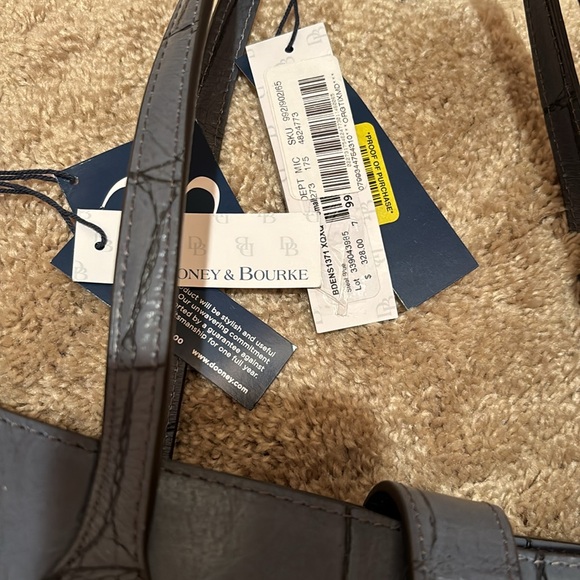 NWT DOONEY & BOURKE Tote, shoulder bag, satchel handbag, wallet, set steel blue - Picture 15 of 16